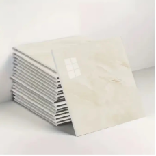 Декоративні самоклеючі панелі на стіни Dark Grey (Кремовий пейзаж) 30х30 см