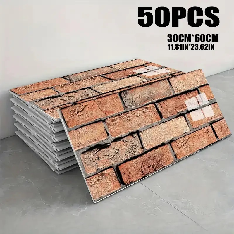 Декоративні самоклеючі панелі на стіни Dark Grey (Цегла) 30х60 см Декоративні самоклеючі панелі на стіни Dark Grey (Цегла) 30х60 см