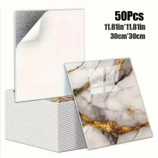 Декоративні самоклеючі панелі на стіни Dark Grey (Коричневий камінь) 30х30 см