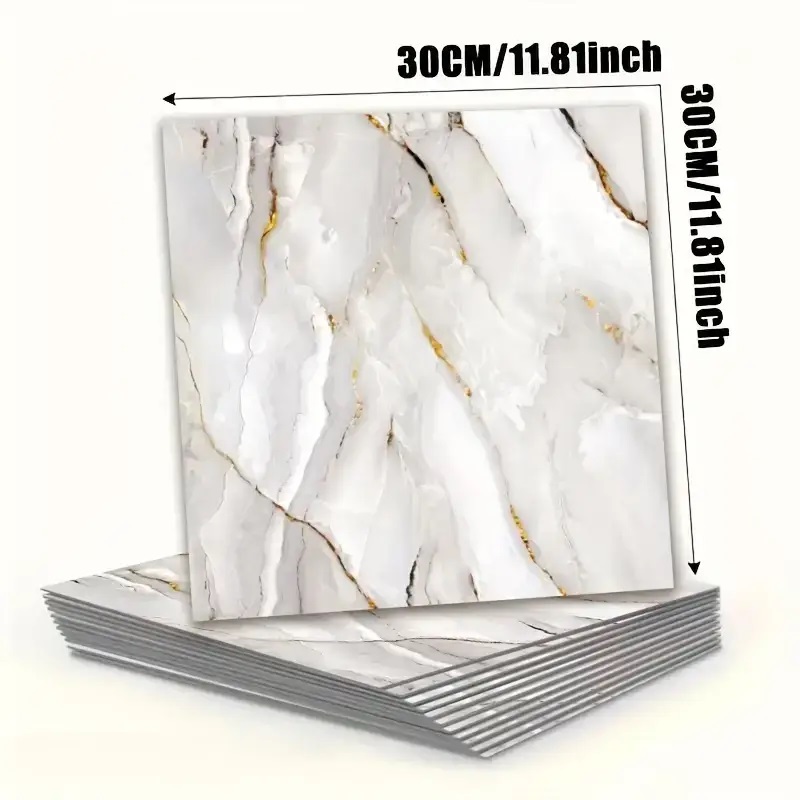 Декоративні самоклеючі панелі на стіни Dark Grey (Рідкий багрянець) 30х30 см