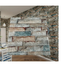 Декоративні самоклеючі 3Д панелі з візерунком Смарагдової цегли 38,5х35