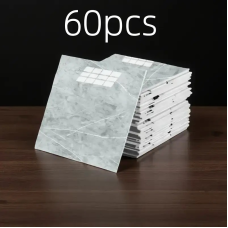 Декоративні самоклеючі панелі на стіни Dark Grey (Замок Грей) 30х30 см