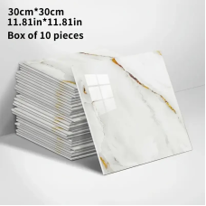 Декоративні самоклеючі панелі на стіни Dark Grey (Золотий камінь) 30х30 см