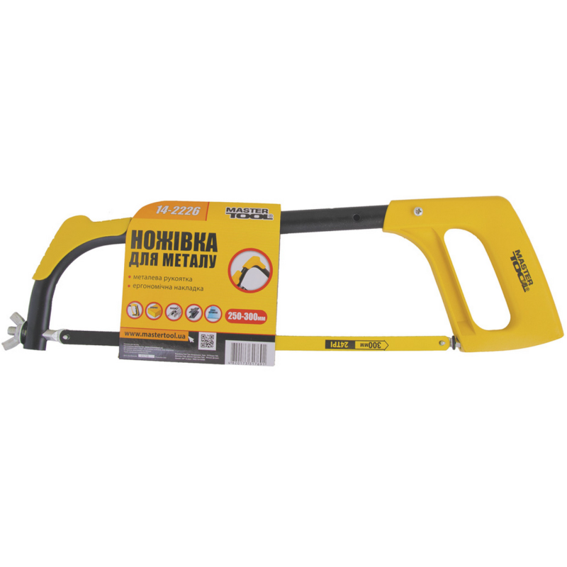 Ножівка по металу Mastertool 250-300 мм