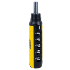 Викрутка з реверсом + насадки торцеві і біти 1/4“ 13шт CrV Sigma