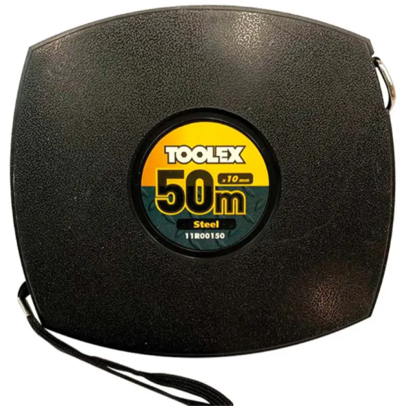 Рулетка Toolex - 50м x 10мм металева бобіна