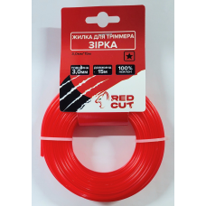 Жилка для тримера зірка RED CUT 3.0мм, 15м