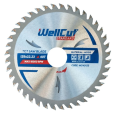 Диск пильний WellCut Standard 125х22.23 мм 40T
