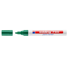 Маркер Edding Paint 750 2-4 мм круглий Зелений 004