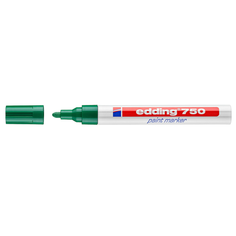 Маркер Edding Paint 750 2-4 мм круглий Зелений 004