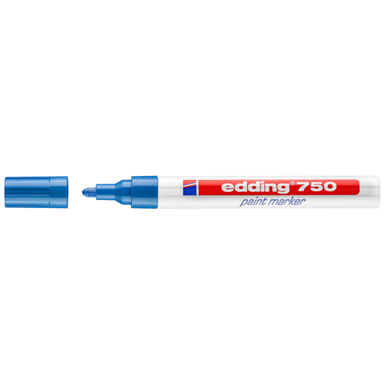 Маркер Edding Paint 750 2-4мм круглий Синій 003