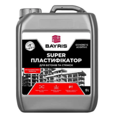 Пластифікатор для бетонів та стяжок BAYRIS Super 5 л