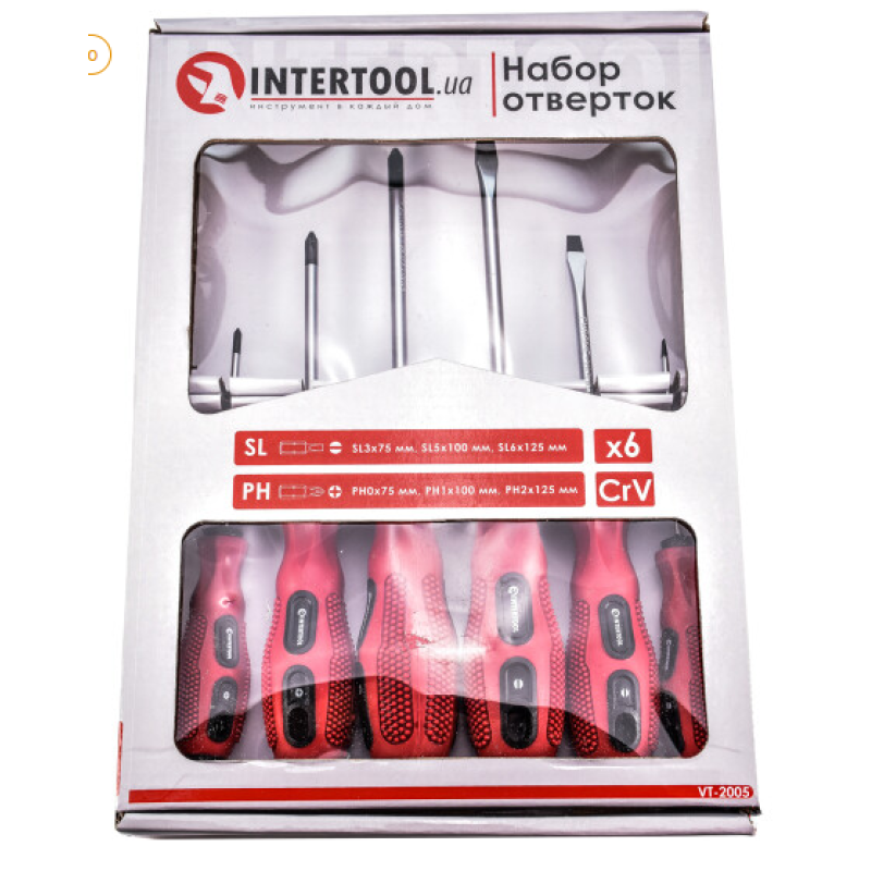 Набір викруток Intertool VT2005 6 шт.