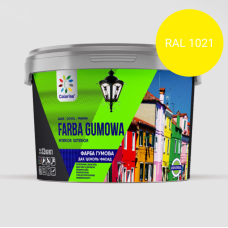 Фарба гумова COLORINA Жовтий 3,6 кг. 6