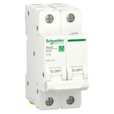 Автоматичний вимикач 6kA 2P 16A тип C, Resi9 Schneider Electric