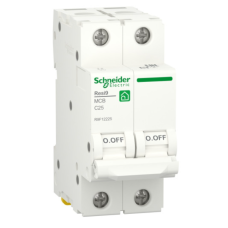 Автоматичний вимикач 6kA 2P 25A тип C, Resi9 Schneider Electric