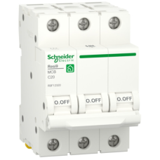 Автоматичний вимикач 6kA 3P 20A тип C, Resi9 Schneider Electric