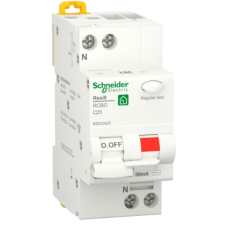 Диференційний автомат 6kA 1P+N 25A C 30mA АC, Resi9 Schneider Electric