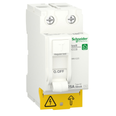 Пристрій захисного відключення 2P 25A 30mA АС, Resi9 Schneider Electric