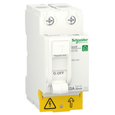 Пристрій захисного відключення 2P 63A 30mA АС, Resi9 Schneider Electric