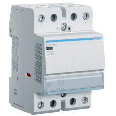 Контактор модульний 2Р 40А 2NO 230V AC, Hager ESC240
