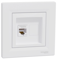 Розетка комп“ютерна RJ45 5e Schneider Electric Asfora Біла