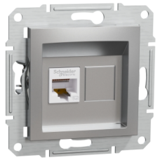 Розетка комп“ютерна RJ45 5e Schneider Electric Asfora Алюміній