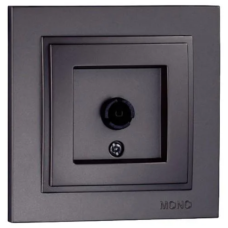 Розетка TV кінцева Mono Electric Despina Графіт