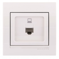 Розетка комп“ютерна RJ-45 Lezard Deriy Біла