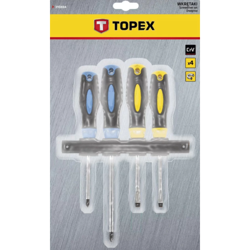 Набір викруток TOPEX 4 шт.