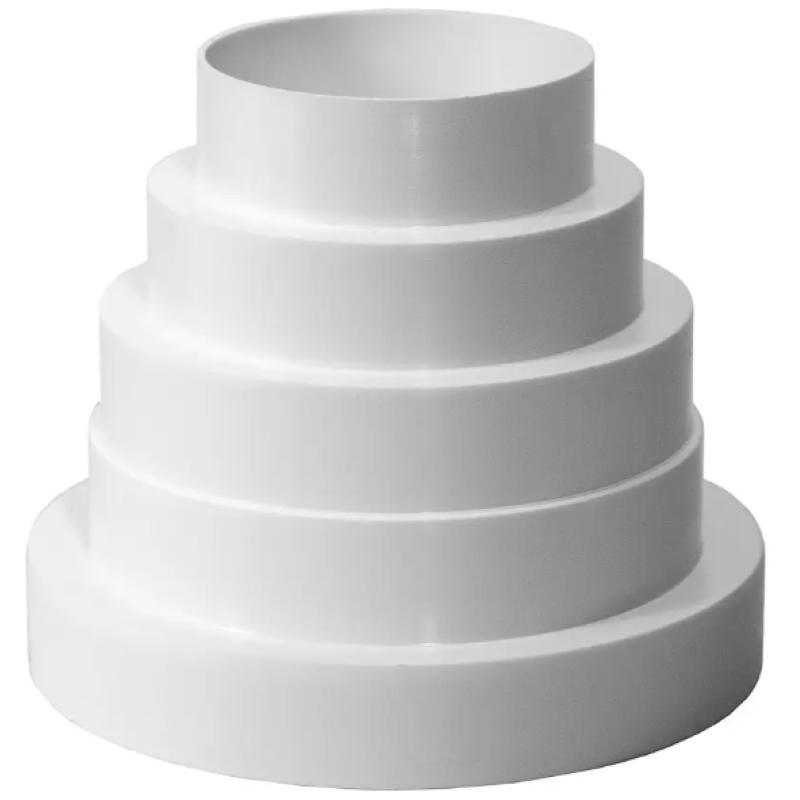 Перехідник вентиляційний пластиковий Ø80-100-120-125-150мм Europlast