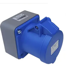 Розетка силова настінна 220V 3х32А 2Р+Е поліамід Bemis