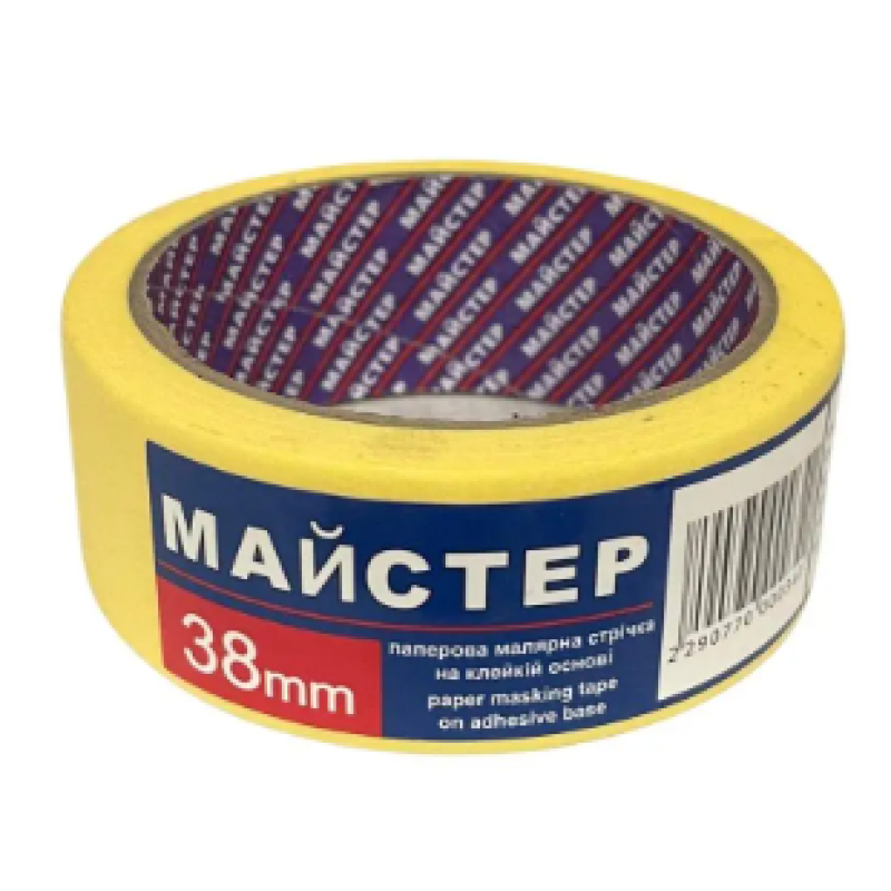 Стрічка паперова малярна 38мм МАСТЕР