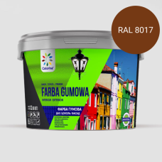 Фарба гумова COLORINA Коричневий 6 кг. 12