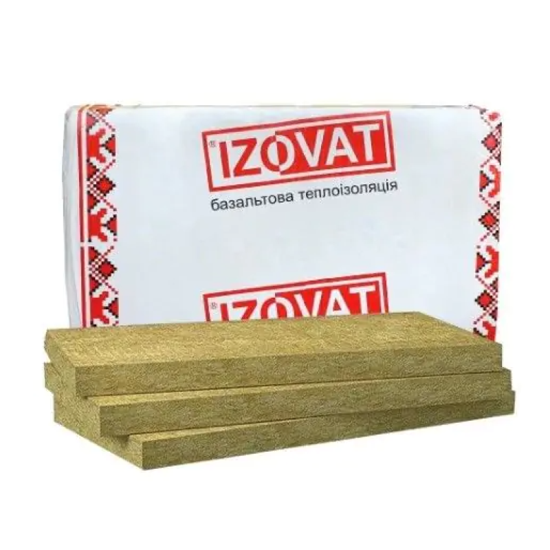 Мінеральна вата утеплювач IZOVAT LS (Ізоват) 50 мм, 6 м. кв.