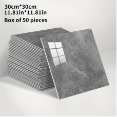 Декоративні самоклеючі панелі на стіни Dark Grey (Сірі) 30х30 см