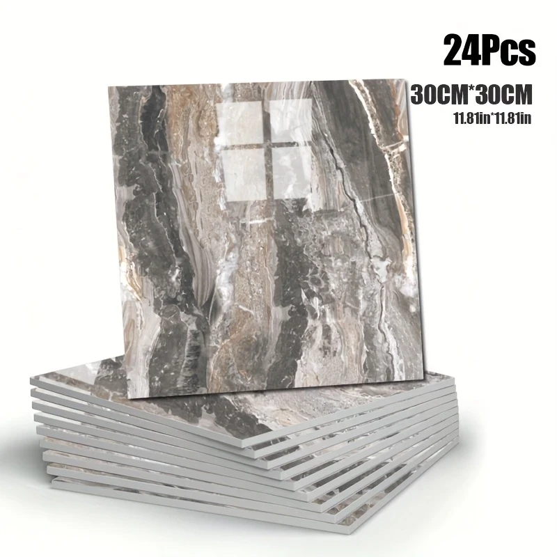 Декоративні самоклеючі панелі на стіни Dark Grey (Ретро рок) 30х30 см