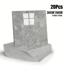 Декоративні самоклеючі панелі на стіни Dark Grey (Вінтажний Сірий) 30х30 см
