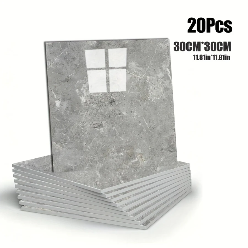 Декоративні самоклеючі панелі на стіни Dark Grey (Вінтажний Сірий) 30х30 см