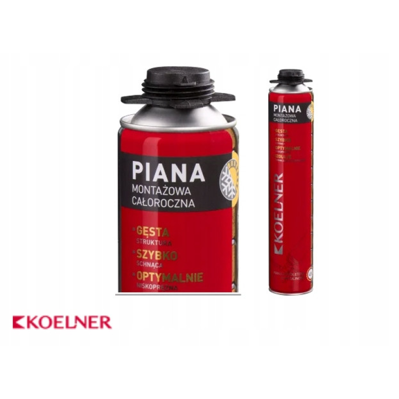 Koelner професійна монтажна піна всесезонна 750ml до 45l