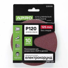 Коло шліфувальне APRO P120 125 мм