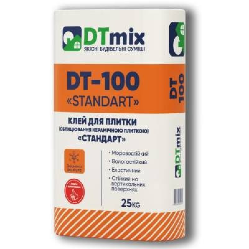 Клей для плитки DTmix DT-100 «STANDART»