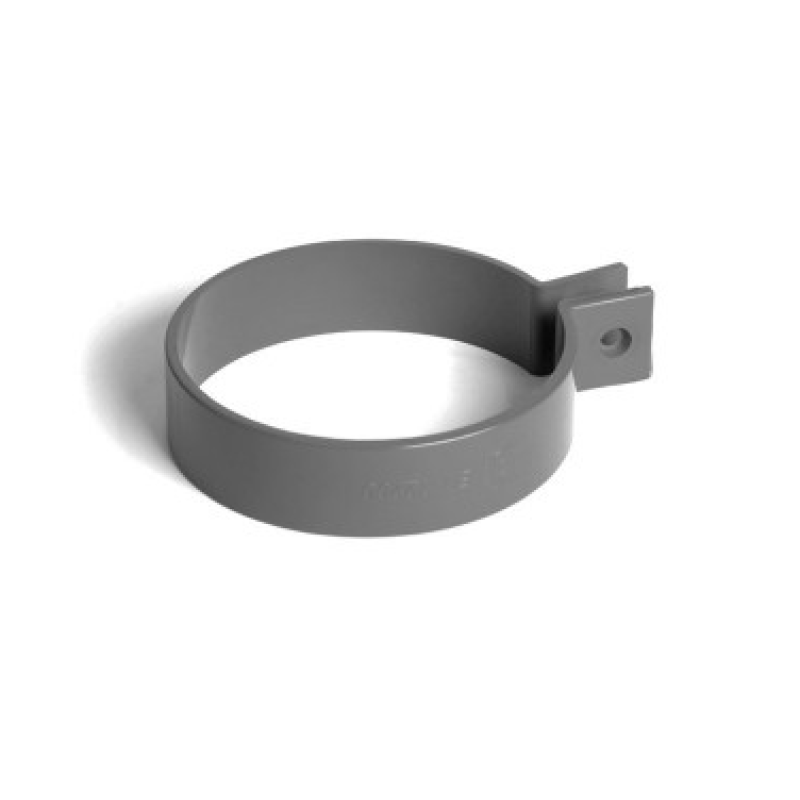 Хомут труби ПВХ + дюбель BRYZA Графіт (RAL 7021)