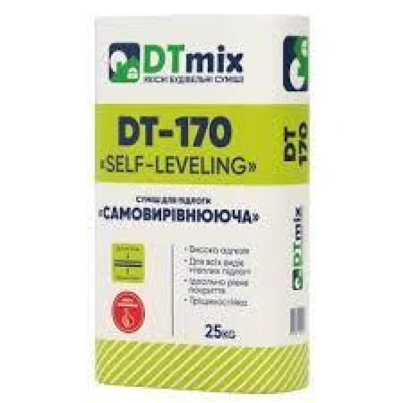 Самовирівнювальна суміш DTmix DT-170 «SELF-LEVELING»