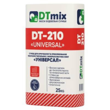 Клей для армування та приклеювання ППС та МВ плит DTmix DT-210 «UNIVERSAL»