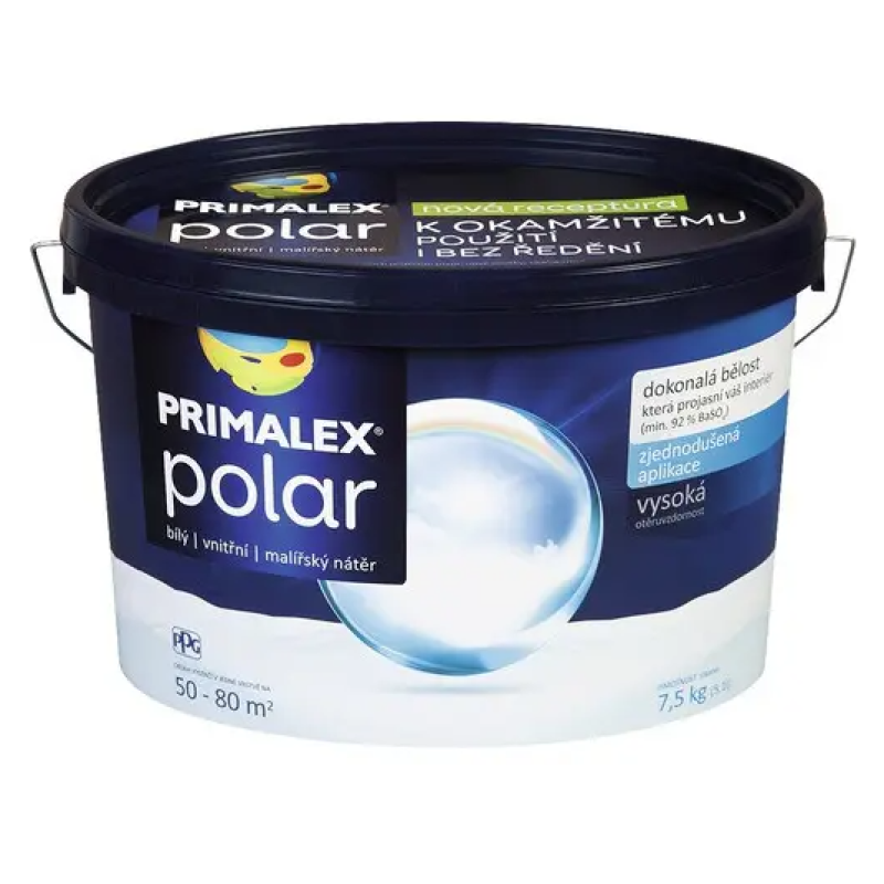 Вапняна фарба Primalex Polar 7.5 кг