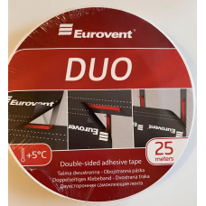Двосторонній скотч для дахових мембран Eurovent Duo 20мм*25м.