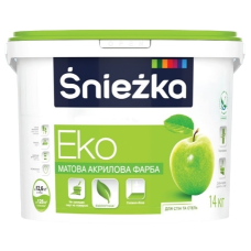 Фарба акрилова Sniezka Eko 14 кг