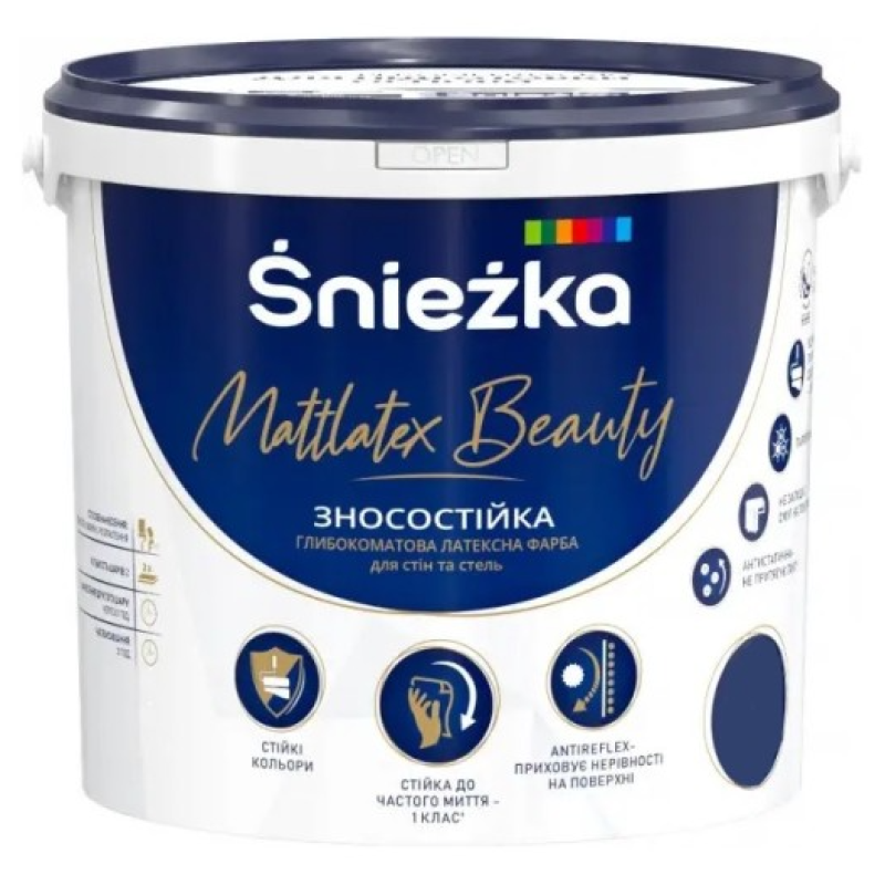 Фарба інтер“єрна латексна Sniezka Mattlatex Beauty 13.7 л