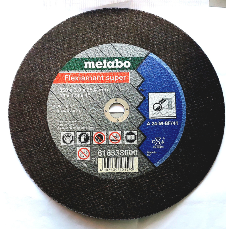 Диск відрізний Metabo 350x3,0x25,4 мм, Flexiamant super